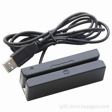 Mini Magnetic Stripe Card Reader, Supports 3 Tracks Reading, Supports Apple and Android systems